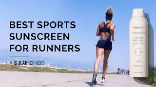 Best sports sunscreen for runners | Quick Dry Body Spray SPF 40