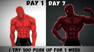 I try 1week 100 push up.see what happen.
