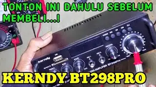 Kerndy mini amplifier bt 298 pro‼️ amplifier karoke 12 volt DC 
