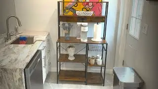 Details & Full Review of the SUPERJARE Bakers Rack with Power Outlet