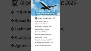 ✈️ Airport Recruitment 2025 &ndash; IGI Aviation