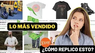 Cómo GANAR $ 217 x día con Etsy | Los productos más vendidos