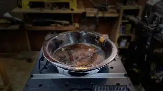 صيانة صحن خشبي قديم