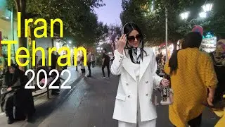 walk whit me | walk IRAN - Walking in Tehran 2022 Monirieh Square Vlog ایران