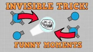 DIEP.IO TROLLING!!! FUNNY MOMENTS/INVISIBLE CRASH STALKER/WRECKING PLAYERS