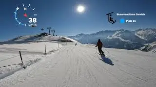 Skiing in the Zillertal Area - Gerlos - Isskogel to Krummbach-X-Press
