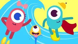 Learning Colors for Kids Superhero | Wrong Heads Funny Cartoon for Children From The Color Monsters