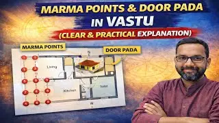 Day 8/10: Marma Points & Door Pada Explained | Main Door Vastu Truth #vastu #doorpada #marmapoints