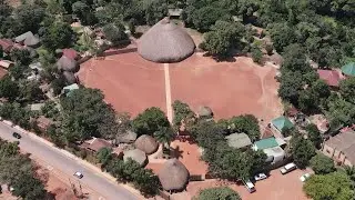 THE WORLDS BIGGEST GRASS HOUSE.  Kasubi Tombs in Kampala, Uganda.