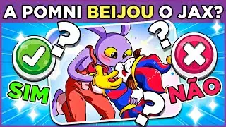 ✔️❌ VERDADEIRO OU FALSO 🎪 INCRÍVEL CIRCO DIGITAL | 30 perguntas Digital Circus #quiz #macaquiz