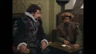 Blackadder II:  A bird who's swallowed a plate