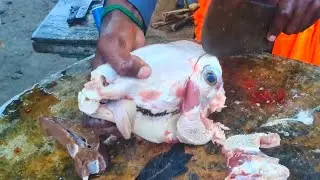Amazing Goat Head Cutting Skills | CT 360*🔪