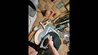 Steam Iron on Hat Brim