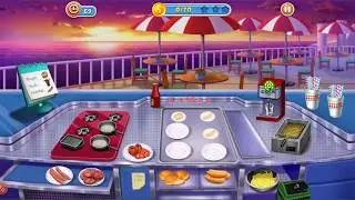 Kitchen Craze - LEVEL 8 (3 Stars) - Burger Queen