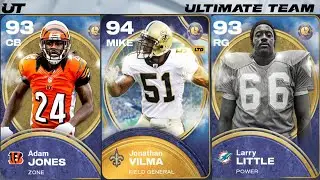 Легенды RL 19 Адам Джонс, Ларри Литтл и LTD Джонатан Вилма | Madden 26 Ultimate Team