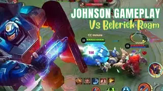 JOHNSON BEST BUILD 2025| SICKEST JOHNSON BUILD 2025 | JOHNSON 1 HIT  BUILD| TOP GLOBAL JOHNSON MLBB