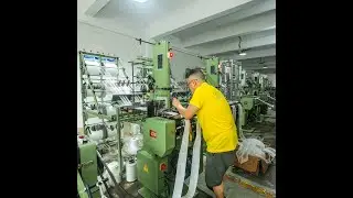 Curtain Tape Making Machine  High Speed PleatHook Tape Production  Factory Demo