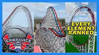 Ranking EVERY Element On ArieForce One - Fun Spot Atlanta RMC Hybrid