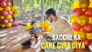 Bacche Ka Cake Gira Diya  | Luxury Baby Shoot Gone Wrong
