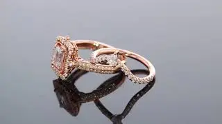 Stunning Ring Enhancer for an Emerald Cut Engagement Ring - Concierge Diamonds