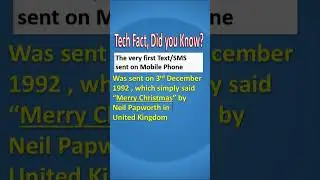 Tech Fact - Did you Know? #shorts #youtubeshorts | Tech Knowledge Tutor
