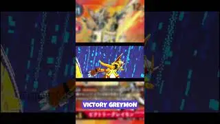 VICTORY GREYMON #digimon #shorts #short