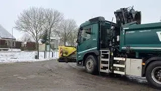 Wandelen in de sneeuw in Wieringerwaard. januari 2026