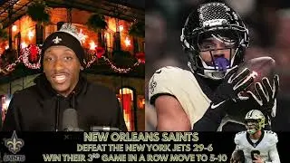 Saints SMASH Jets 29-6! ⚜️ 3-Game Win Streak: Is the Future Finally Bright in NOLA?