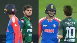 Abhishek Sharma fight with Shaheen Shah Afridi after hitting Six, India vs Pakistan Asia Cup 2025