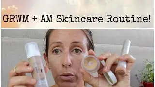Green Beauty, non-toxic: AM Skincare Routine/GRWM featuring 14 e cosmetics + RMS