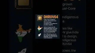 DHRUV64 🚀 India&rsquo;s First 1.0 GHz 64-bit Microprocessor | Made in India 🇮🇳