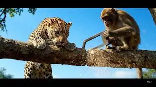 Cheetah V's Monkey #youtubeshorts #ai 