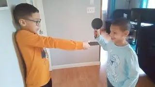 Doing the pause challenge with my brother!