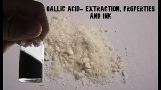 Gallic acid properties, extraction and ink