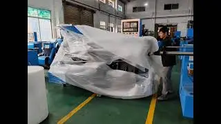 Packaging and Shipping of Our 800 Standard CNC Metal Spinning Machine