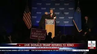 Secret Service Swarms in to Protect Donald Trump After Scare in Reno 11/5/16