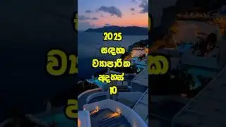 Top 10 business ideas 🤑 for 2025 #shorts #srilanka #business #dollar #2025 #srilanka #top