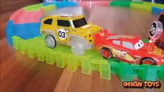 Magic Tracks replication | Lightning McQueen | Driving on Magic Track
