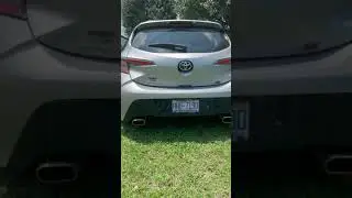 2020 Corolla Hatchback Exhaust