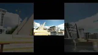 Bridge building simulation 5 #shorts #bridgebuilding #building #android #ios #relaxing