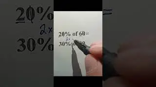 This Trick Solves Percentages Instantly #mathtrick #maths #mathematica #mathematics #education