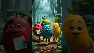 Cheerful Fruit Adventure in Rainbow Garden l Fruits Cartoon