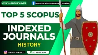Top 5 Scopus indexed journals in history #history #scopusindexedjournals