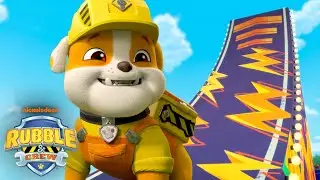 Rubble's GIANT Vehicle Builds a Monster Truck Ramp! | Rubble & Crew