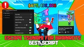 [🌊 NO KEY] Escape Tsunami For Brainrots Script | GODMODE | TP BYPASS | DUPE MONEY | REMOVE TSUNAMI