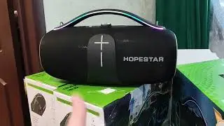 ЛУЧШАЯ ЗАМЕНА ПОРТАТИВНОЙ КОЛОНКЕ JBL Boombox - HOPESTAR A86 450 Ватт черная с Микрофоном ✅  