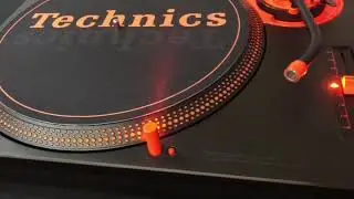 DHC CUSTOM MATTE BLACK & ORANGE TECHNICS SL1200 MK2