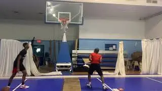 Action No Mercy - Coach Stringer works with Mahkel Brown from St Mary&rsquo;s