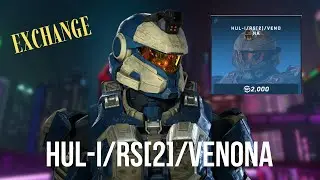 HUL-I/RS[2]/VENONA - Helmet attachment on 3 helmets - Halo Infinite Exchange
