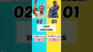 Muttiah Muralitharan vs Shane Warne records comparisons.